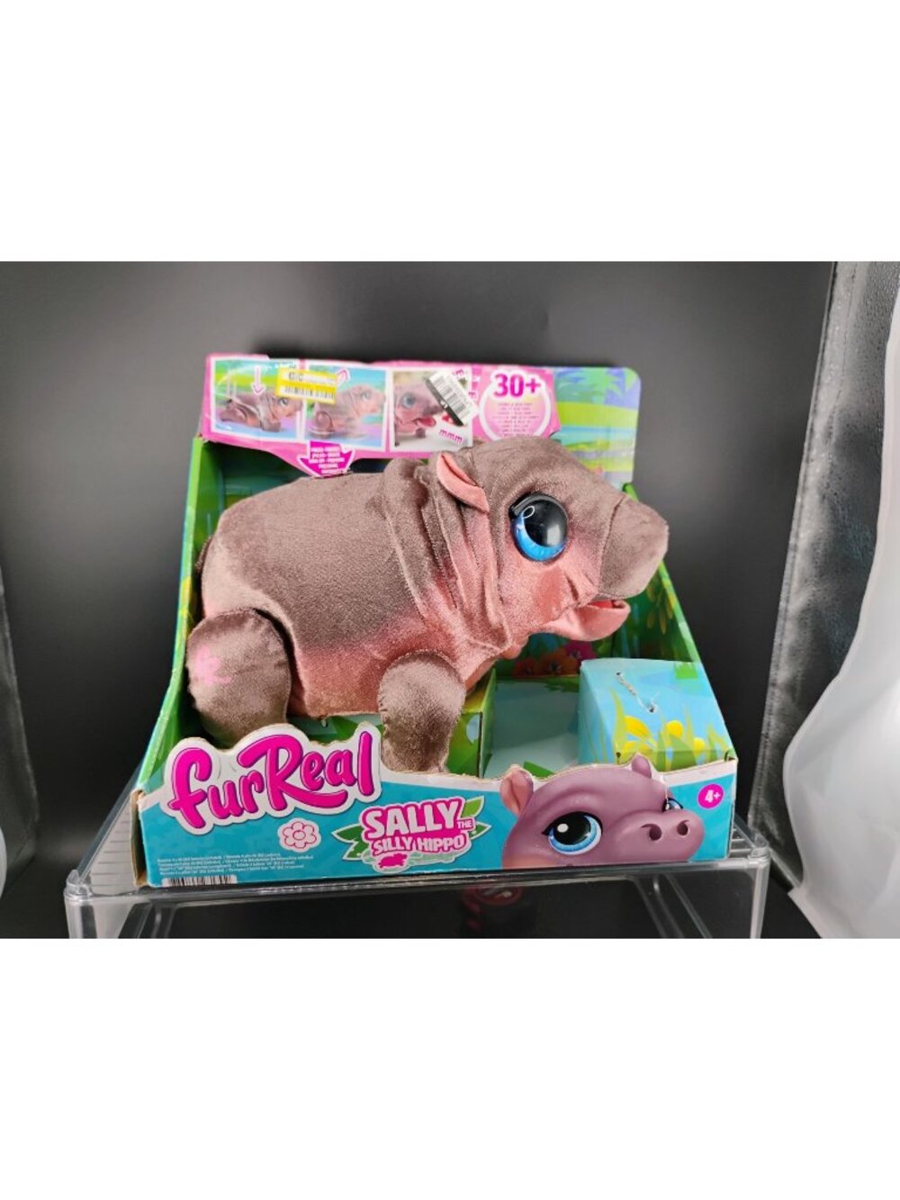 FurReal Sally The Silly Hippo Interactive Plush Toy 30+ Sounds